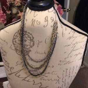 Beautiful Lia Sophia short, multi strand,necklace